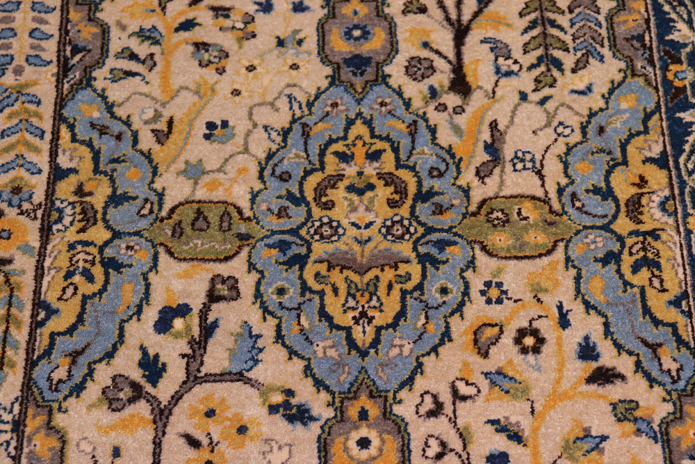 handmade Transitional Design Lt. Gray Lt. Gray Hand Knotted RECTANGLE 100% WOOL area rug 6' x 9'