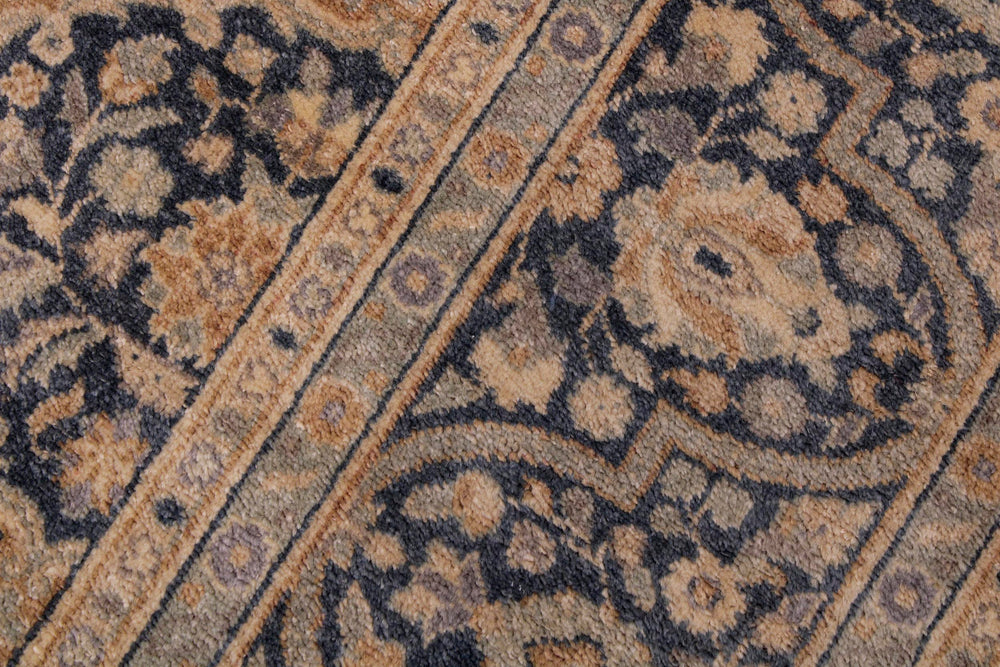 handmade Transitional Design Rust Teal Hand Knotted RECTANGLE 100% WOOL area rug 6' x 9'