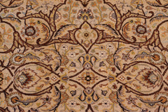 handmade Transitional Design Lt. Gray Brown Hand Knotted RECTANGLE 100% WOOL area rug 6' x 9'