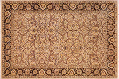 handmade Transitional Design Lt. Gray Brown Hand Knotted RECTANGLE 100% WOOL area rug 6' x 9'