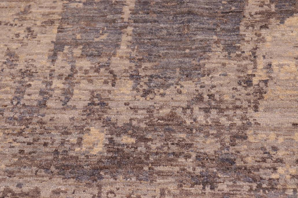 handmade Modern Kafkaz Beige Brown Hand Knotted RECTANGLE 100% WOOL area rug 8 x 10