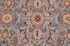 handmade Traditional Qaseem Bond Lt. Blue Lt. Green Hand Knotted RECTANGLE 100% WOOL area rug 6x9