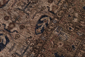 handmade Over Dyed Over Dyed Gray Gray Hand Knotted RECTANGLE 100% WOOL area rug 8' x 10'