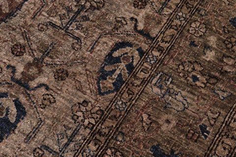 handmade Over Dyed Over Dyed Gray Gray Hand Knotted RECTANGLE 100% WOOL area rug 8' x 10'