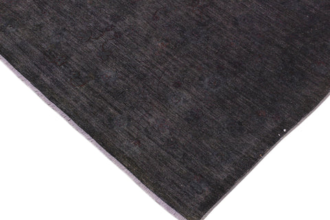 handmade Over Dyed Over Dyed Gray Red Hand Knotted RECTANGLE 100% WOOL area rug 9' x 12'