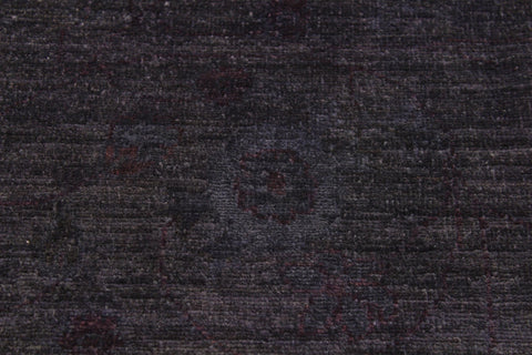 handmade Over Dyed Over Dyed Gray Red Hand Knotted RECTANGLE 100% WOOL area rug 9' x 12'