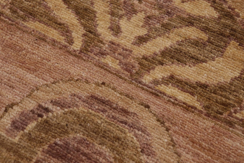 handmade Transitional Kafkaz Green Tan Hand Knotted RECTANGLE 100% WOOL area rug 9' x 13'