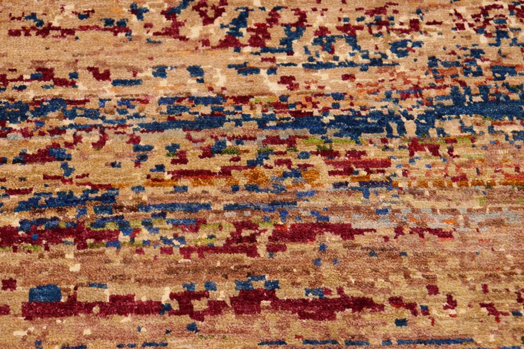 handmade Modern Modern Blue Red Hand Knotted RECTANGLE 100% WOOL area rug 8 x 10