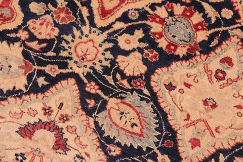 handmade Traditional Kirman Blue Red Hand Knotted RECTANGLE 100% WOOL area rug 8x10