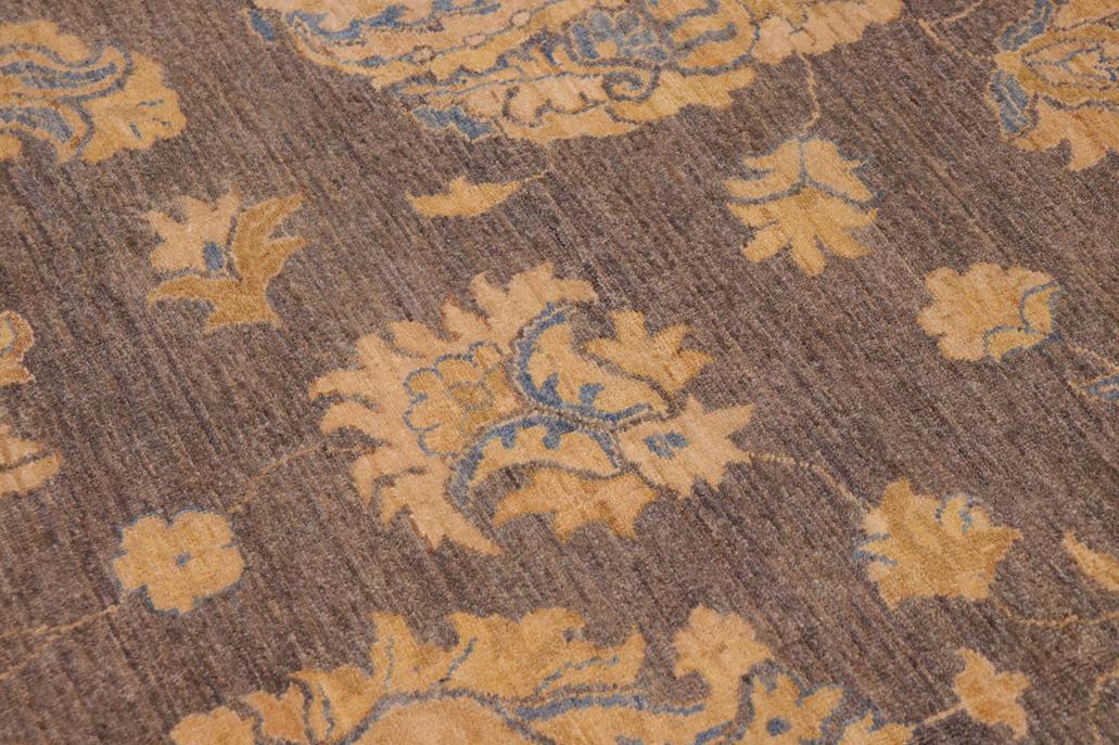 handmade Traditional Kafkaz Gray Tan Hand Knotted RECTANGLE 100% WOOL area rug 10 x 13