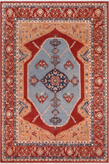 handmade Traditional Sarapi Orange Rust Hand Knotted RECTANGLE 100% WOOL area rug 9 x 12