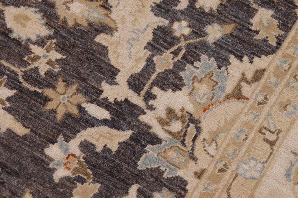 handmade Traditional Kafkaz Gray Ivory Hand Knotted RECTANGLE 100% WOOL area rug 8 x 10