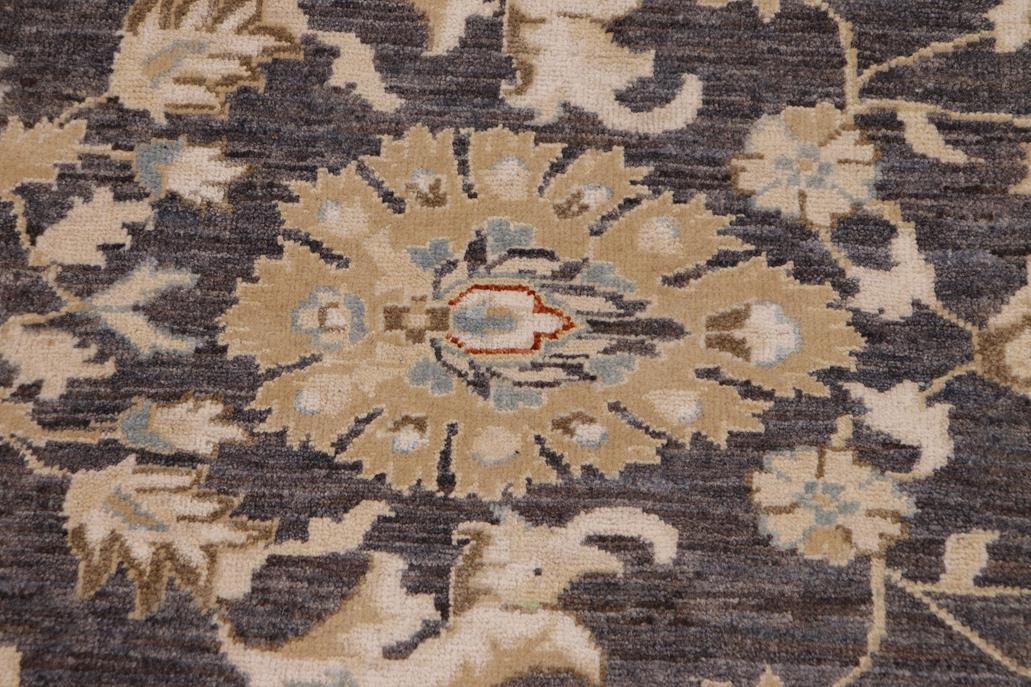 handmade Traditional Kafkaz Gray Ivory Hand Knotted RECTANGLE 100% WOOL area rug 8 x 10