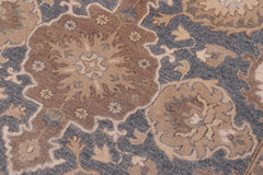 handmade Traditional Kafkaz Bluish Gray Beige Hand Knotted RECTANGLE 100% WOOL area rug 9' x 12'