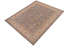 handmade Traditional Kafkaz Lt. Gray Beige Hand Knotted RECTANGLE 100% WOOL area rug 9 x 12