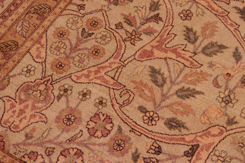 handmade Traditional Kafkaz Tan Tan Hand Knotted RECTANGLE 100% WOOL area rug 8' x 10'