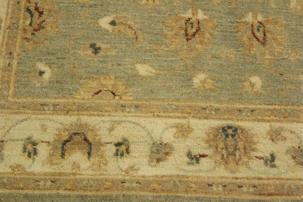 handmade Traditional Kafkaz Gray Ivory Hand Knotted RECTANGLE 100% WOOL area rug 4 x 6