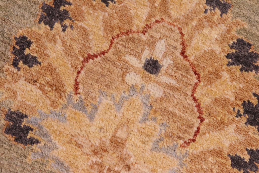 handmade Traditional Kafkaz Gray Ivory Hand Knotted RECTANGLE 100% WOOL area rug 8 x 10