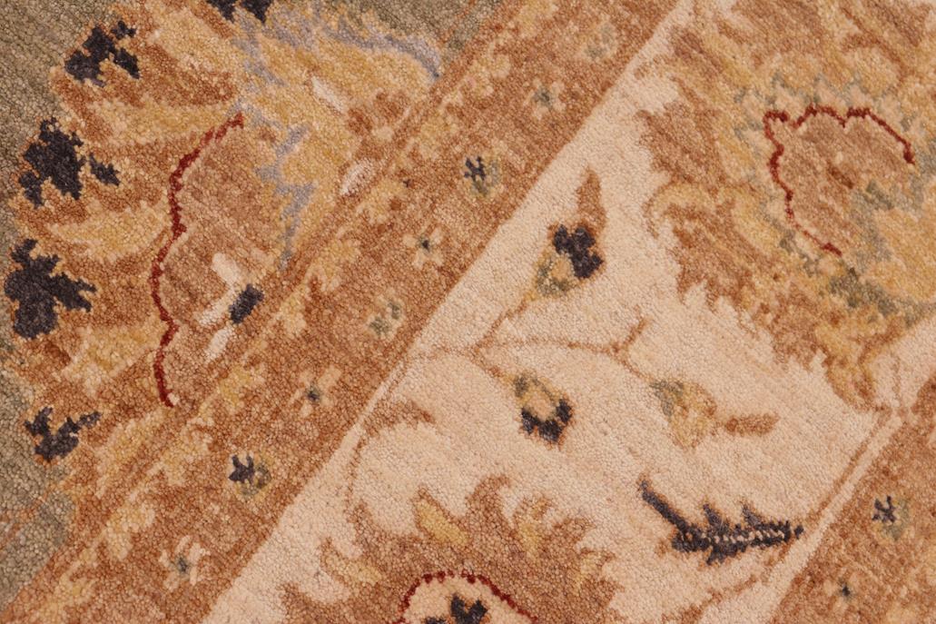 handmade Traditional Kafkaz Gray Ivory Hand Knotted RECTANGLE 100% WOOL area rug 8 x 10