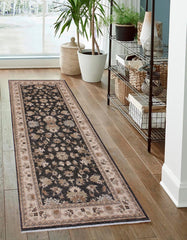 handmade Traditional Kafkaz Gray Ivory Hand Knotted RUNNER 100% WOOL area rug 3' x 8'