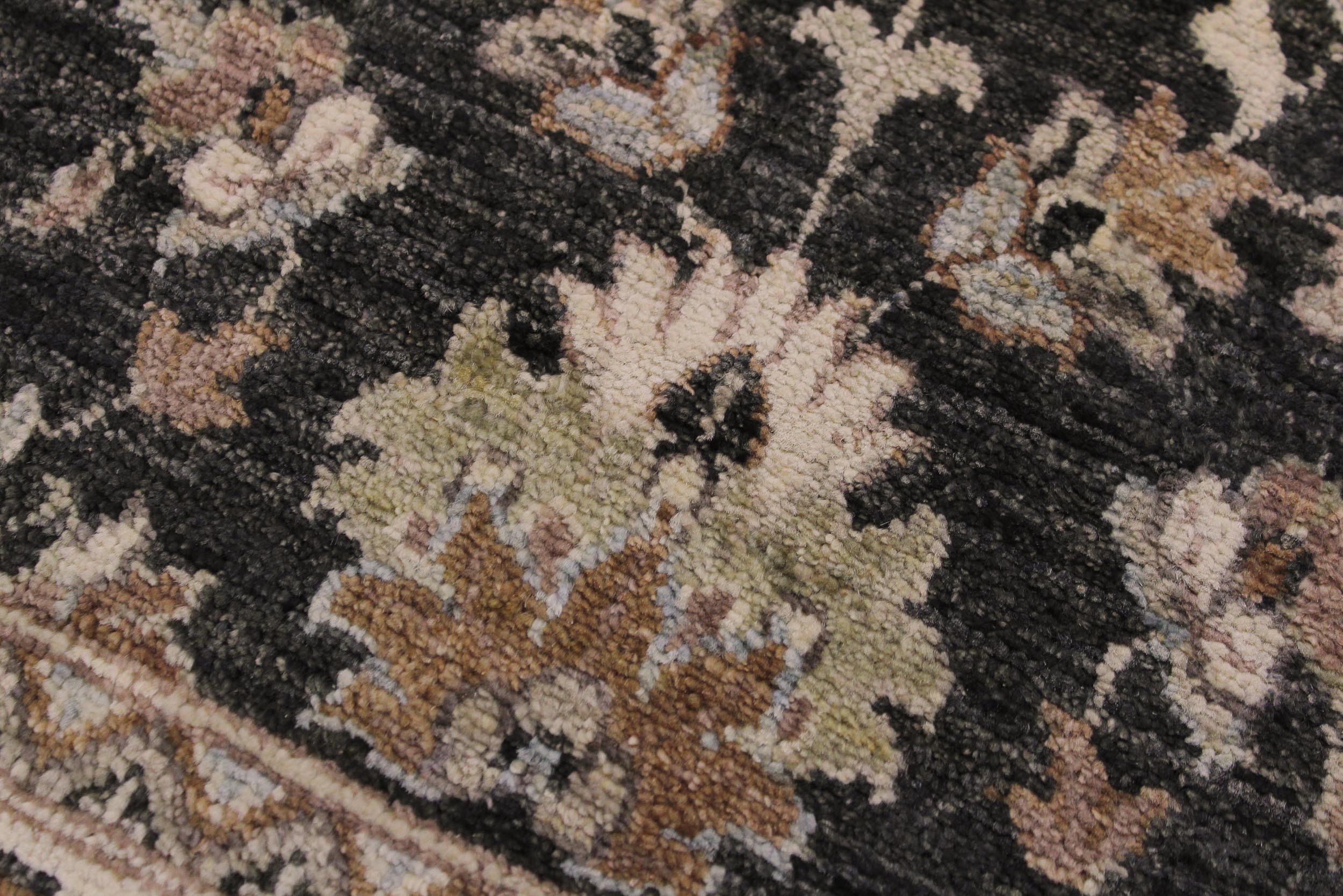handmade Traditional Kafkaz Gray Ivory Hand Knotted RUNNER 100% WOOL area rug 3' x 8'