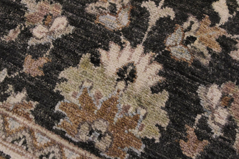 handmade Traditional Kafkaz Gray Ivory Hand Knotted RUNNER 100% WOOL area rug 3' x 8'