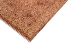 Vintage Persian William Vera Tan/Gold Wool Rug - 8'0'' x 10'8''