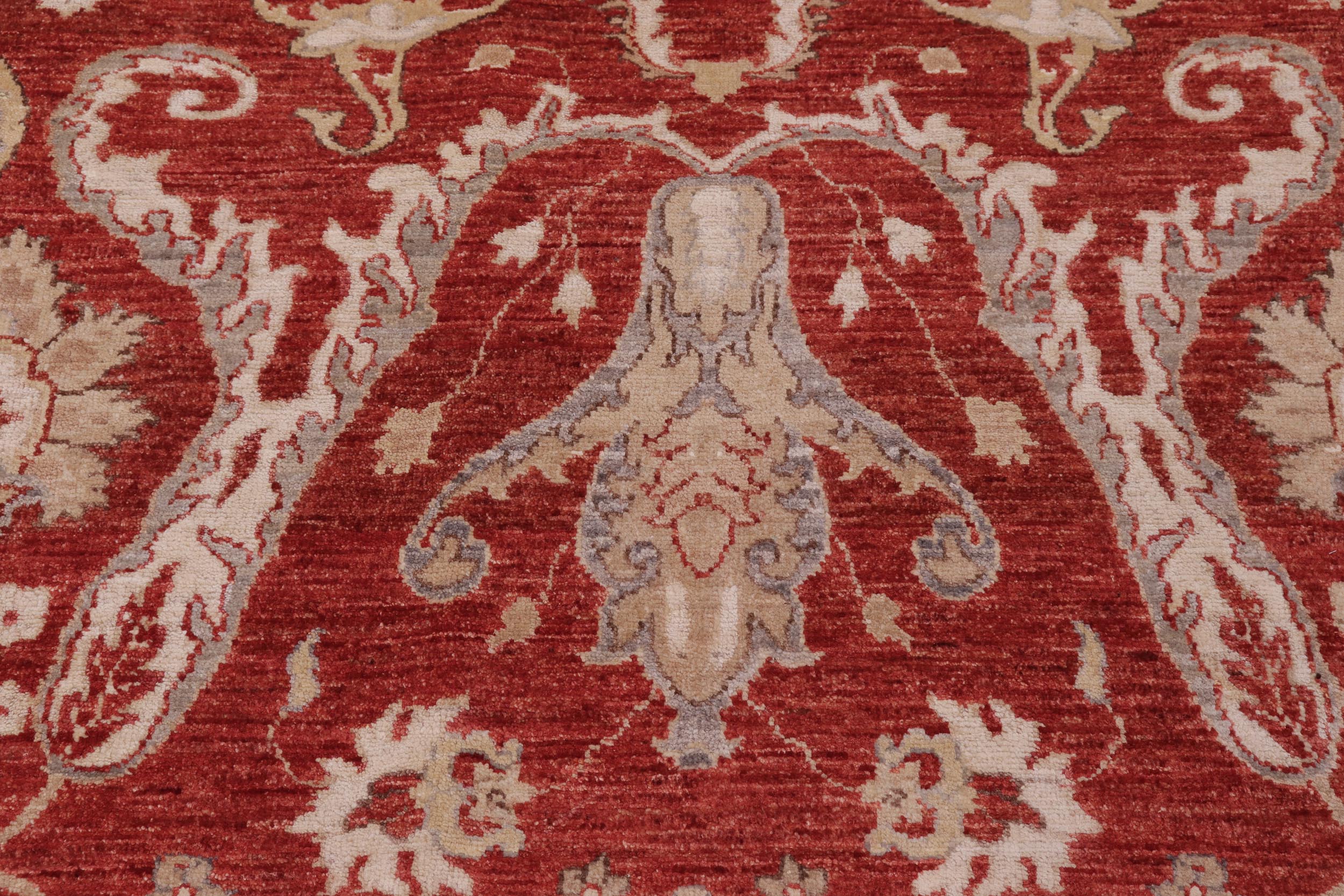 handmade Modern Kafkaz Red Red Hand Knotted RECTANGLE 100% WOOL area rug 9' x 12'