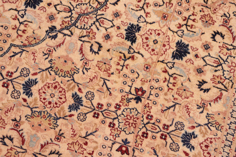 handmade Traditional Tabriz Beige Red Hand Knotted RECTANGLE 100% WOOL area rug 8x10