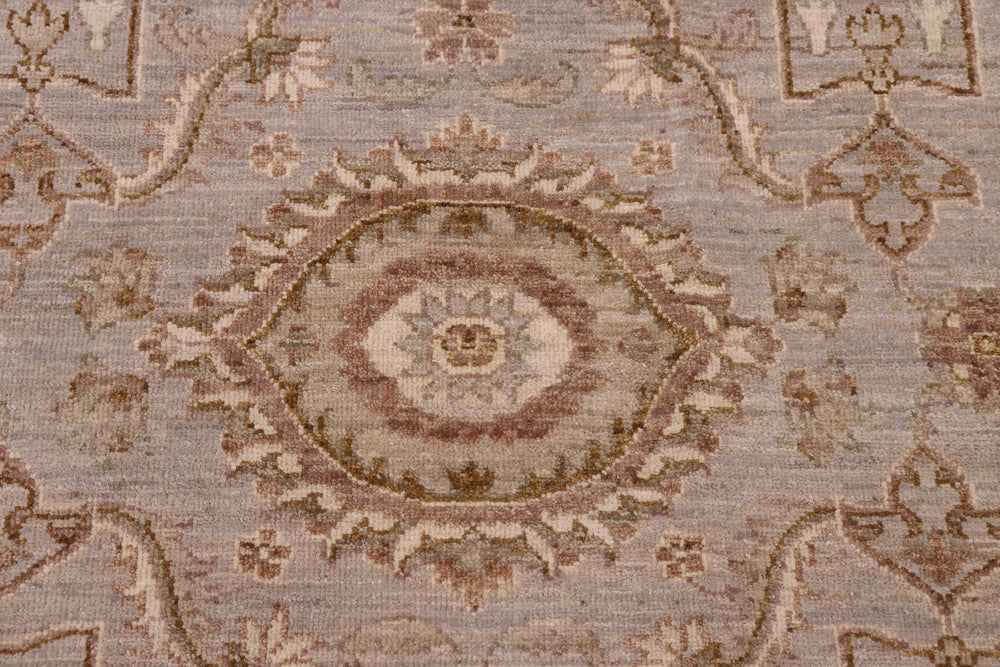 handmade Traditional Kafkaz Gray Ivory Hand Knotted RECTANGLE 100% WOOL area rug 9x12