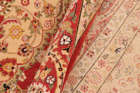 handmade Traditional Design Rust Gold Hand Knotted RECTANGLE 100% WOOL area rug 8x10