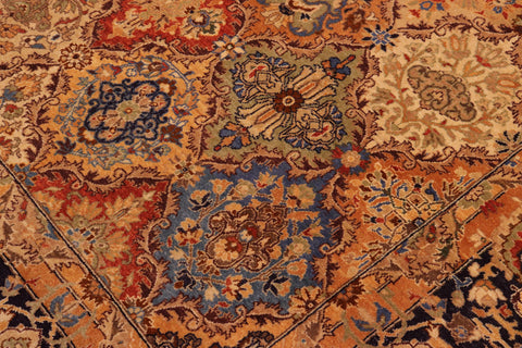 handmade Transitional Design Multi Blue Hand Knotted RECTANGLE 100% WOOL area rug 8' x 10'