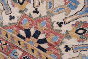 handmade Traditional Kafkaz Lt. Blue Blue Hand Knotted SQUARE 100% WOOL area rug 12x12