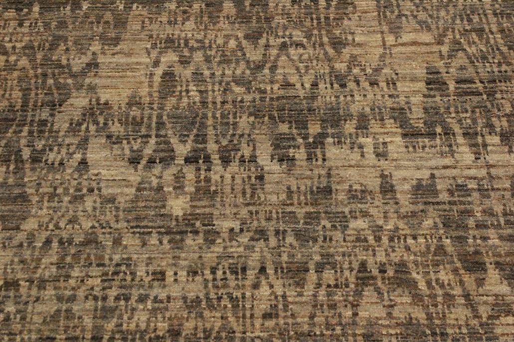 handmade Modern Kafkaz Gray Blue Hand Knotted RECTANGLE 100% WOOL area rug 4 x 6