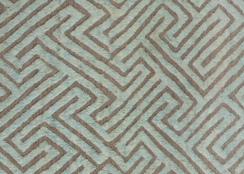 handmade Geometric Moroccan Hi Gray Green Hand Knotted RECTANGLE 100% WOOL area rug 8' x 10'
