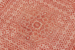 handmade Geometric Mamluk Rust Blue Hand Knotted RECTANGLE 100% WOOL area rug 10 x 14