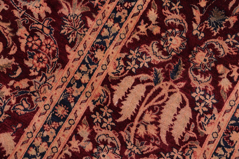 handmade Transitional Nadeem Aubergine Aubergine Hand Knotted RECTANGLE 100% WOOL area rug 8x10
