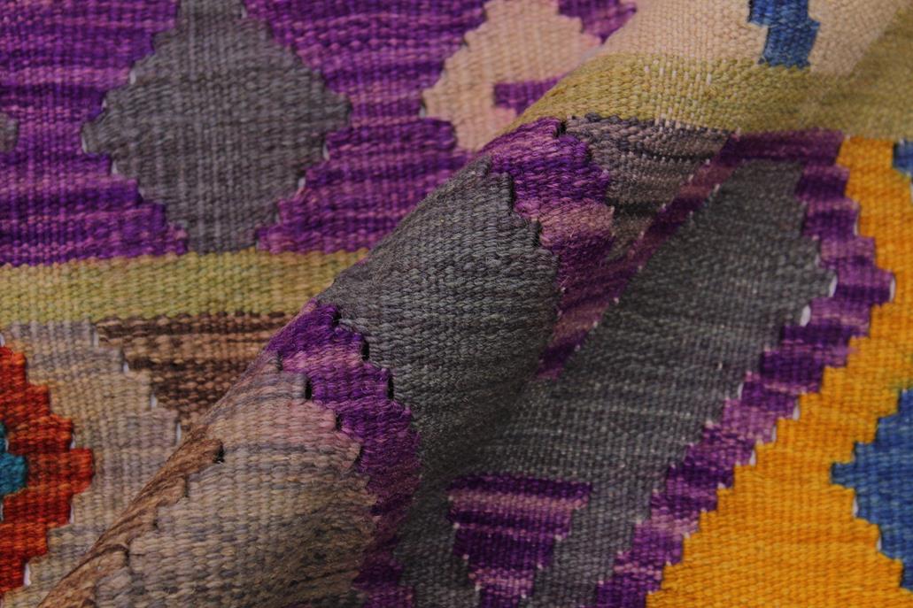 Flat Weave Kilim Antique Navaho Vintage handmade Geometric Kilim Red Brown Hand-Woven Rectangle 100% Wool Area Rug 6x10 