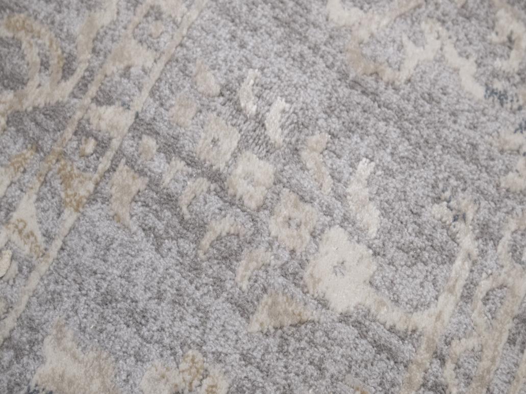 handmade Transitional Vintage Gray Beige Machine Made RECTANGLE POLYESTER area rug 9x12