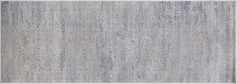 handmade Transitional Vintage Gray Beige Machine Made RECTANGLE POLYESTER area rug 9x12