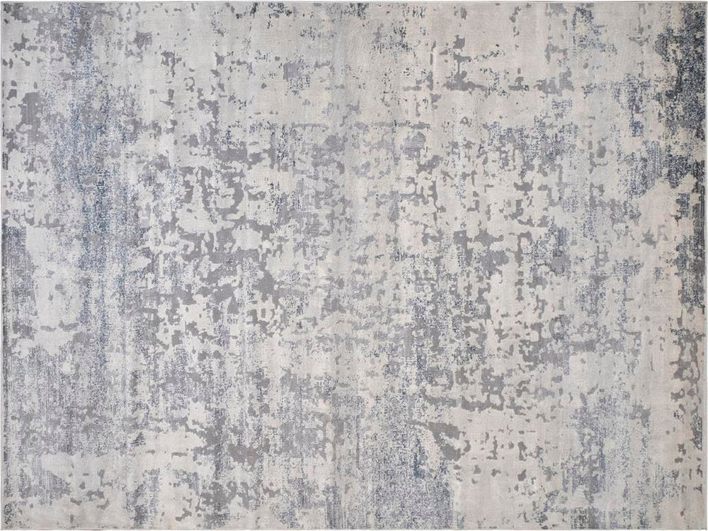 handmade Transitional Abstract Gray Blue Machine Made RECTANGLE POLYESTER area rug 9x12