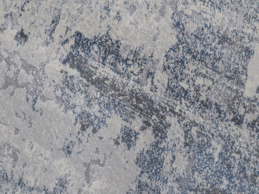 handmade Transitional Abstract Gray Blue Machine Made RECTANGLE POLYESTER area rug 9x12