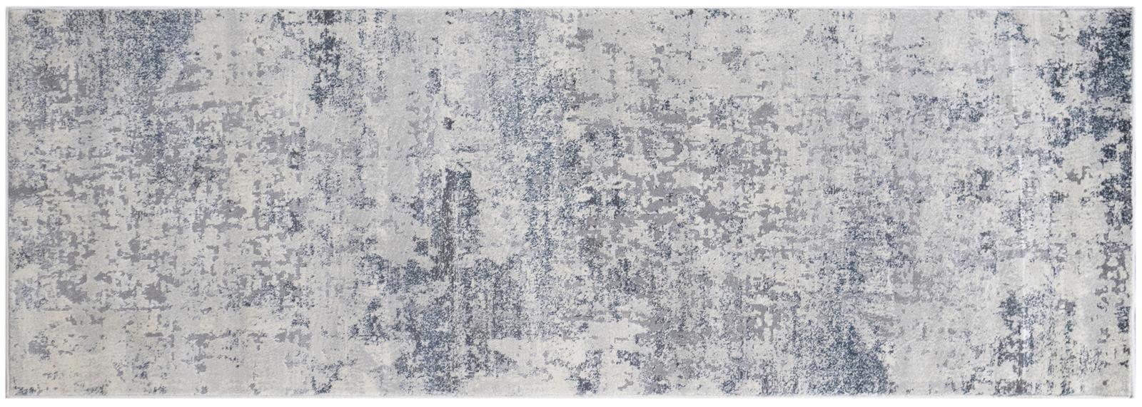 handmade Transitional Abstract Gray Blue Machine Made RECTANGLE POLYESTER area rug 9x12