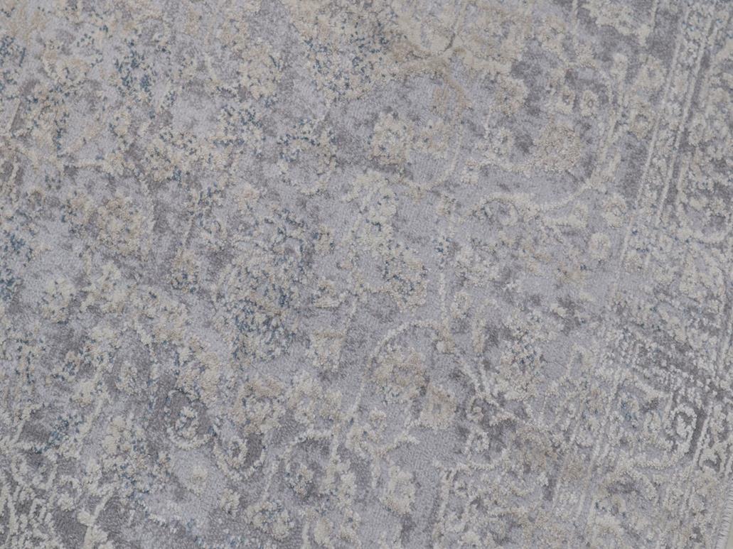 handmade Transitional Vintage Gray Beige Machine Made RECTANGLE POLYESTER area rug 9x12