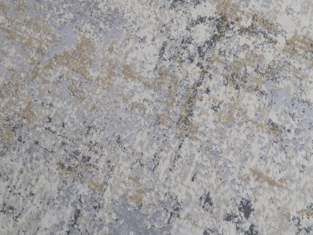 handmade Transitional Vintage Blue Beige Machine Made RECTANGLE POLYESTER area rug 6x9