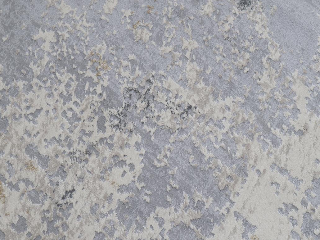 handmade Transitional Vintage Blue Beige Machine Made RECTANGLE POLYESTER area rug 6x9