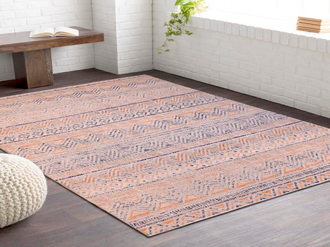 handmade Geometric Modern Gray Blue Machine Made RECTANGLE POLYESTER area rug 9x12