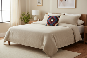 Tribal Turkish Rosette Hand Woven Kilim Throw Pillow