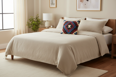 Tribal Turkish Rosette Hand Woven Kilim Throw Pillow