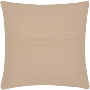 handmade Traditional Pillow Rust Beige Hand-Woven SQUARE 100% WOOL kilim throw pillow
